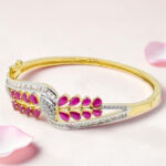 colorful Silver Kada Bracelet 92.5