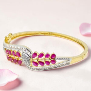 colorful Silver Kada Bracelet 92.5