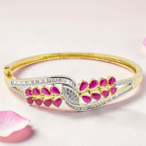 colorful Silver Kada Bracelet 92.5