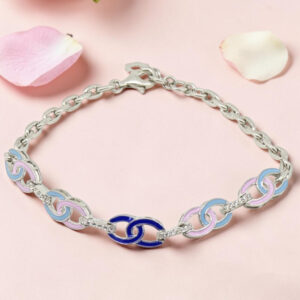 Silver Chain Link Bracelet  92.5 Sterling