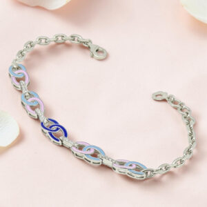 Silver Chain Link Bracelet  92.5 Sterling