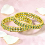 Gold Plated Silver Kada Bangle 92.5