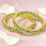 Gold Plated Silver Kada Bangle 92.5