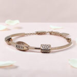 Rose Gold Plated Fancy Kada Bracelet