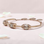 92.5 Sterling Silver Fancy Kada Bracelet