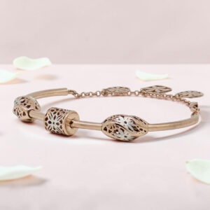 92.5 Sterling Silver Fancy Kada Bracelet
