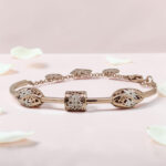 92.5 Sterling Silver Fancy Kada Bracelet
