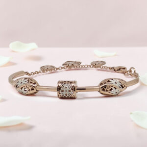 92.5 Sterling Silver Fancy Kada Bracelet