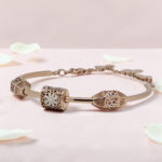 Rose Gold Plated Fancy Kada Bracelet