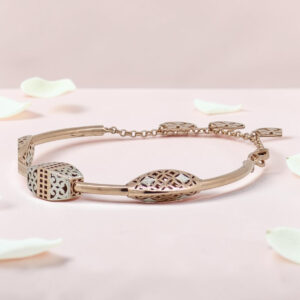 92.5 Silver Fancy Kada Bracelet
