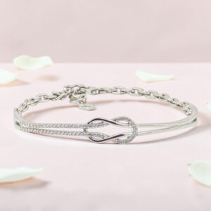 Silver Knot Kada Bracelet 92.5