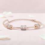 Rose Gold Kada Bracelet 92.5 Sterling Silver