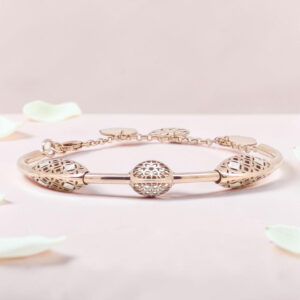 Silver Kada Bracelet 92.5 - Ornate Design