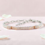 92.5 Silver Kada Bracelet with Stones