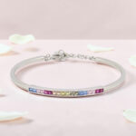 92.5 Silver Rainbow Kada Bracelet