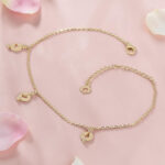 Gold Plated Coin Chain Bracelet 92.5