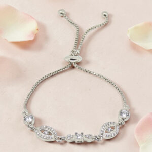 Silver Adjustable Chain Bracelet