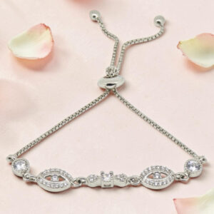 Silver Adjustable Chain Bracelet