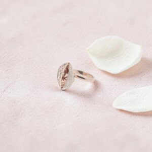 Silver Leaf Filigree Fancy Ring