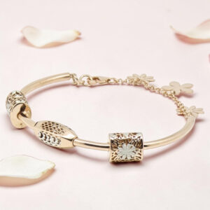 Silver Fancy Kada Bracelet 92.5