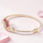 Gold Plated Silver Kada Bracelet 92.5