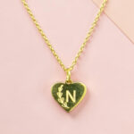 Gold plated Heart 'N' Pendant 925 Silver