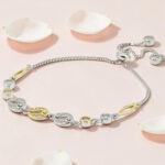 Silver CZ Adjustable Bracelet 92.5