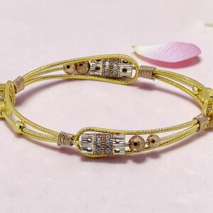 Gold  Plated Silver Bangle