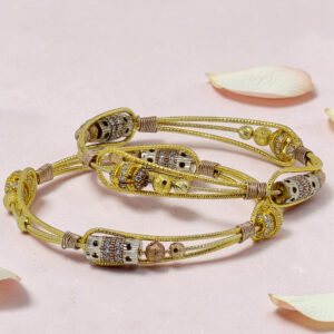 Gold  Plated Silver Bangle