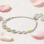 Sterling Silver CZ Adjustable Bracelet
