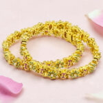 Gold Plated Silver Kada Bangle