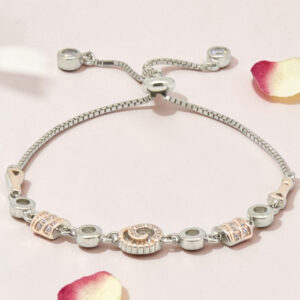 CZ Adjustable Silver 92.5 Bracelet