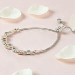 CZ Adjustable Silver 92.5 Bracelet