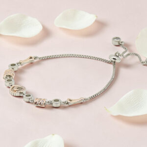 CZ Adjustable Silver 92.5 Bracelet