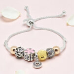 Mina Adjustable Silver Bracelet