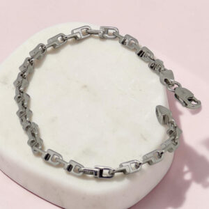 Gents Sterling Silver Chain Bracelet