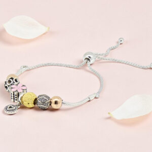 Mina Adjustable Silver Bracelet