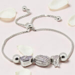 Mina Adjustable Silver Bracelet