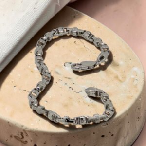 Men's Sterling Silver Link Bracelet 92.5