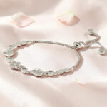 Silver 92.5 CZ Adjustable Bracelet