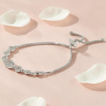 Silver 92.5 CZ Adjustable Bracelet