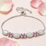 Silver 92.5 CZ Adjustable Bracelet