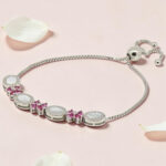 Silver 92.5 CZ Adjustable Bracelet