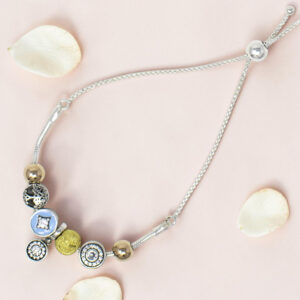 Silver Charm Bracelet Adjustable
