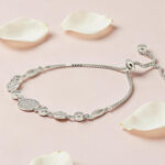 Silver CZ Adjustable Bracelet