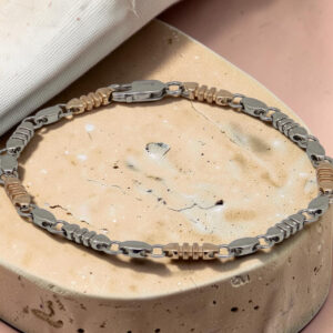Gents Two-Tone Silver Bracelet 92.5